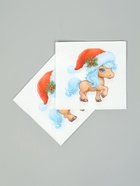 Салфетки бумажные однослойные «Символ года», 24×24, 40 шт. - Фото 6