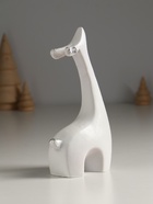 Фигурка «Оленёнок», 17.5×8.5×4.5 см, белый с посеребрением - Фото 2