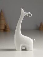 Фигурка «Оленёнок», 17.5×8.5×4.5 см, белый с посеребрением - Фото 4