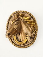 Панно настенное «Голова Лошади», декор интерьерный, 12×25×21 см, бронза с позолотой - Фото 2