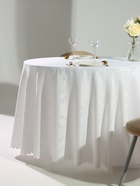 Скатерть «Доляна», круглая, белая, d=200 см - Фото 2