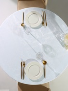 Скатерть «Доляна», круглая, белая, d=200 см - Фото 3