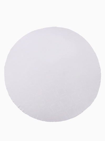 Скатерть «Доляна», круглая, белая, d=200 см