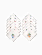 Платки носовые женские «Экономь и Я. Полянка» 30×30 см, набор 12 шт., рис. МИКС - Фото 8