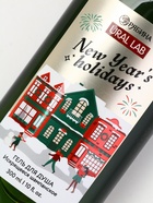 Подарочный набор новогодний Happy New Year: гель для душа, мочалка и термостакан, аромат шампанское, URAL LAB - фото 118993912