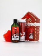 Подарочный набор Happy New Year: гель для душа, мочалка и термостакан, аромат магический, URAL LAB - фото 809260480