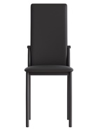 Стул В-610 сидение Экотекс 3001 черный/черный матовый - Фото 1