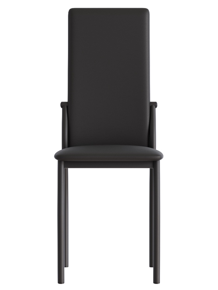 Стул В-610 сидение Экотекс 3001 черный/черный матовый - Фото 1