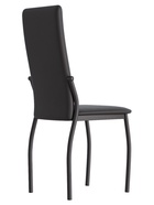 Стул В-610 сидение Экотекс 3001 черный/черный матовый - Фото 3