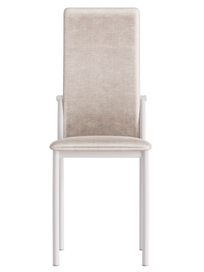 Стул В-610 сидение Бенгал слоновая кость/белый матовый