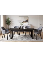 Стул «КЛЕО», сиденье «Парма 1014», ножки «СТЕЛС МЕТАЛЛ», цвет асфальт/чёрный матовый - Фото 5