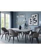 Стул «КЛЕО», сиденье «Парма 1014», ножки «СТАНДАРТ МАССИВ», цвет асфальт/чёрный - Фото 5