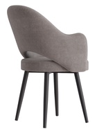 Стул «КЛЕО», сиденье «Парма 1011», ножки «СТЕЛС МЕТАЛЛ», цвет мокко/чёрный матовый - Фото 4