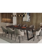 Стул «КЛЕО», сиденье «Парма 1011», ножки поворотные «РИЛЛИ», цвет мокко/чёрный матовый - Фото 5