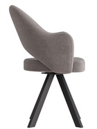 Стул «КЛЕО», сиденье «Парма 1011», ножки «РОДЕО», цвет мокко/чёрный матовый - Фото 3