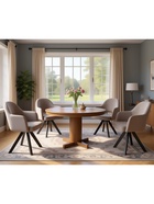 Стул «КЛЕО», сиденье «Парма 1011», ножки «РОДЕО», цвет мокко/чёрный матовый - Фото 5