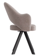 Стул «КЛЕО», сиденье «Парма 1004», ножки «РОДЕО», цвет какао/чёрный матовый - Фото 3