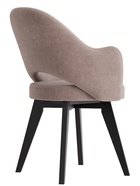 Стул «КЛЕО», сиденье «Парма 1004», ножки «СТАНДАРТ МАССИВ», цвет какао/чёрный - Фото 3