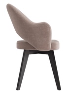 Стул «КЛЕО», сиденье «Парма 1004», ножки «СТАНДАРТ МАССИВ», цвет какао/чёрный - Фото 4