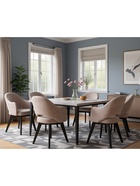 Стул КЛЕО сиденье Парма 1004 какао/ножки СТАНДАРТ МАССИВ/черный - Фото 5