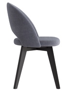 Стул Шадэ сиденье Парма 1016 темно-серый/ножки СТАНДАРТ МАССИВ/черный матовый - Фото 4