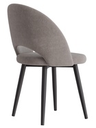 Стул «Шадэ», сиденье «Парма 1011», ножки «СТЕЛС МЕТАЛЛ», цвет мокко/чёрный матовый - Фото 4