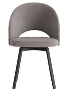 Стул «Шадэ», сиденье «Парма 1011», ножки поворотные «РИЛЛИ», цвет мокко/чёрный матовый - Фото 1