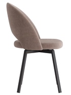 Стул «Шадэ», сиденье «Парма 1004», ножки поворотные «РИЛЛИ», цвет какао/чёрный матовый - Фото 3