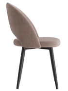 Стул «Шадэ», сиденье «Парма 1004», ножки «СТЕЛС МЕТАЛЛ», цвет какао/чёрный матовый - Фото 3