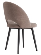 Стул «Шадэ», сиденье «Парма 1004», ножки «СТЕЛС МЕТАЛЛ», цвет какао/чёрный матовый - Фото 4