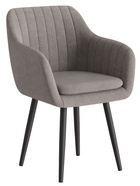 Стул «Тревис» XL, сиденье «Парма 1011», ножки «СТЕЛС МЕТАЛЛ», цвет мокко/чёрный матовый - Фото 2