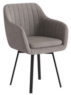 Стул «Тревис» XL, сиденье «Парма 1011», ножки «поворотные РИЛЛИ», цвет мокко/чёрный матовый - Фото 2