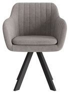 Стул Тревис XL сиденье Парма 1011 мокко/ножки РОДЕО/черный матовый - Фото 1