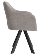 Стул Тревис XL сиденье Парма 1011 мокко/ножки РОДЕО/черный матовый - Фото 3