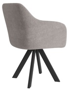 Стул Тревис XL сиденье Парма 1011 мокко/ножки РОДЕО/черный матовый - Фото 4