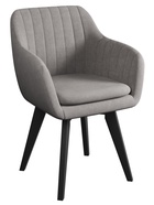 Стул Тревис XL сиденье Парма 1011 мокко/ножки СТАНДАРТ МАССИВ/черный - Фото 2