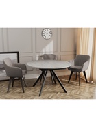 Стул Тревис XL сиденье Парма 1011 мокко/ножки СТАНДАРТ МАССИВ/черный - Фото 4