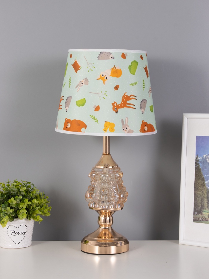 Настольная лампа RISALUX «Апали», E27, 40 Вт, светлое дерево