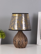 Лампа настольная RISALUX 38046/1, E14, 40 Вт, чёрно-золотой - фото 59409623