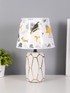 Настольная лампа RISALUX «Рико», Е14, 40 Вт, бело-золотистый - фото 809284475