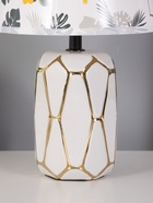 Настольная лампа RISALUX «Рико», Е14, 40 Вт, бело-золотистый - фото 809284478