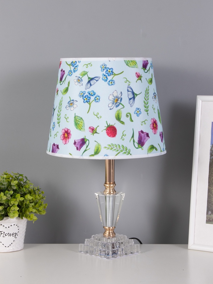 Настольная лампа с подсветкой RISALUX «Мишель», Е27, 40 Вт, золото - Фото 1