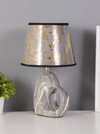 Настольная лампа RISALUX «Пьет», E14, 40 Вт, серый