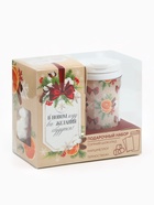 Подарочный набор новогодний «Все желания сбудутся»: горячий шоколад, маршмеллоу, термостакан - фото 58057705