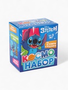 Подарочный «Космо - набор», книга, игрушка, альбом наклеек, Стич 10876458