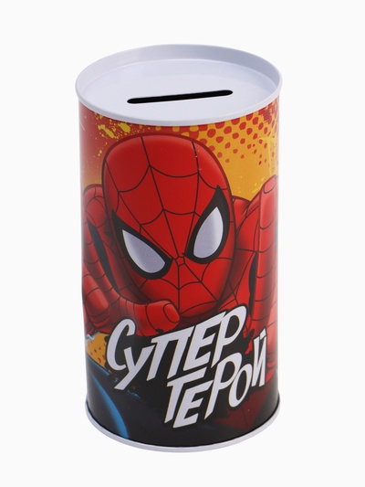 УЦЕНКА Копилка «Супер герой», Человек-паук, 6.5×12 см