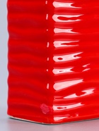 УЦЕНКА Ваза керамика настольная «Тьяго» волны, 18×5.5 см, красный - Фото 5