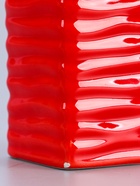 УЦЕНКА Ваза керамика настольная «Тьяго» волны, 18×5.5 см, красный - Фото 6