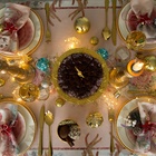 УЦЕНКА Набор столовый "Pink magic" скат.150х110см +/-3см с ГМВО, салф.40х40см-4 шт, хл100% 1094354 - Фото 4