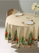 УЦЕНКА Скатерть Этель "Noble Christmas" d=220 +/- 3см с ГМВО, 100%хл, саржа 190 гр/м2 - Фото 5